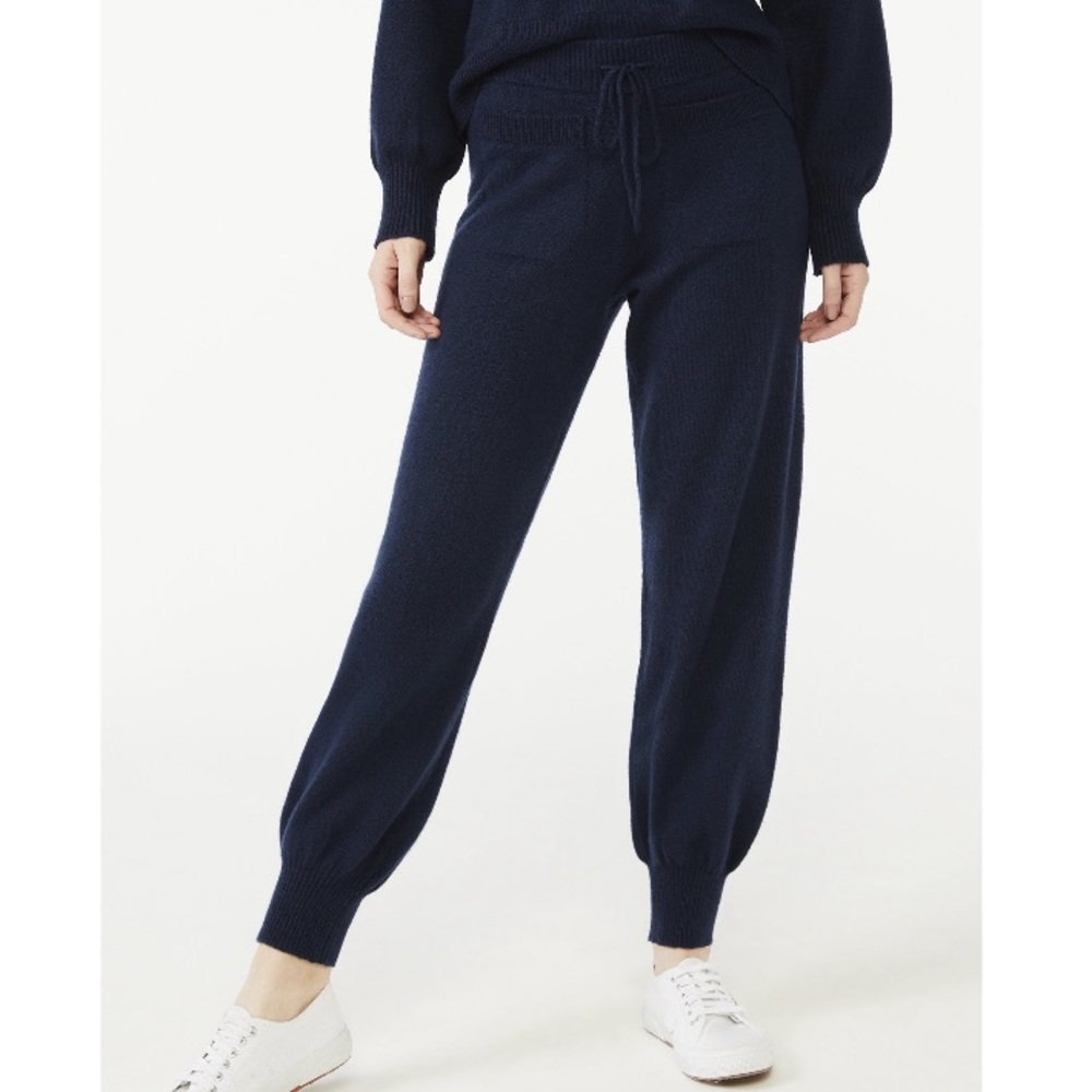 NWT Free Assembly Navy Patch Pocket Sweater Pants